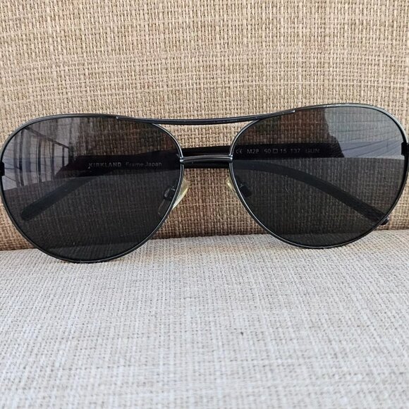 Kirkland Men Sunglasses Polarized Black Metal Frame 60[]15 137 Frame Japan - Picture 3 of 12